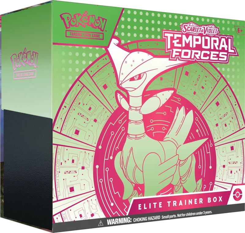 Temporal Forces Elite Trainer Box [Iron Leaves ex] - SV05: Temporal Forces (TEF) (SEALED)
