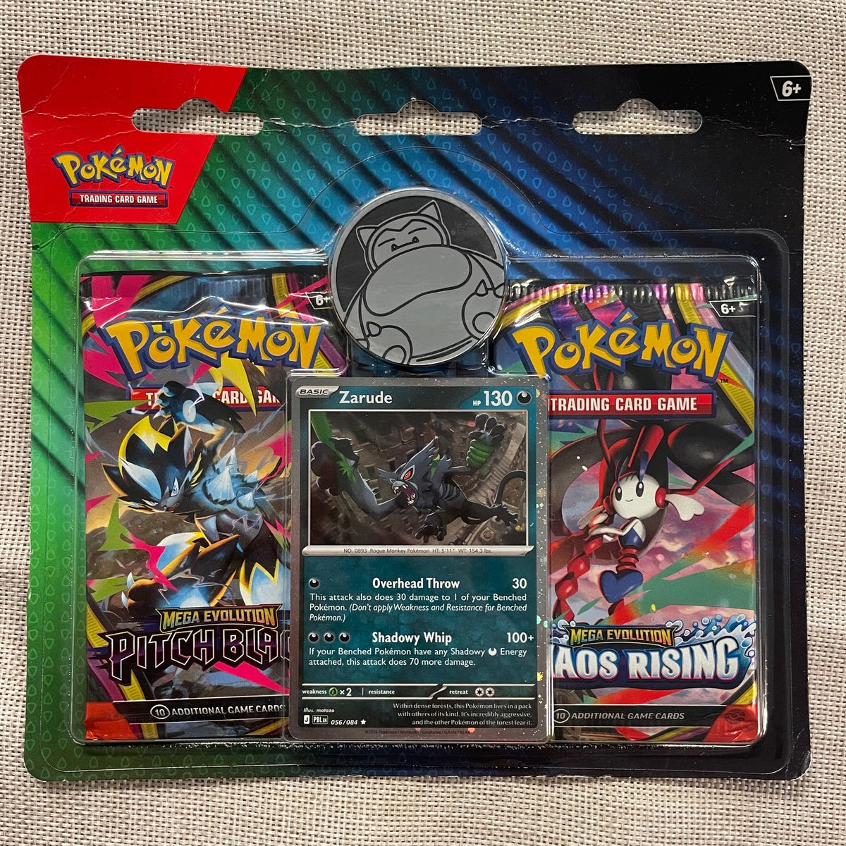Pitch Black & Chaos Rising (Zarude) 2-Pack Blister