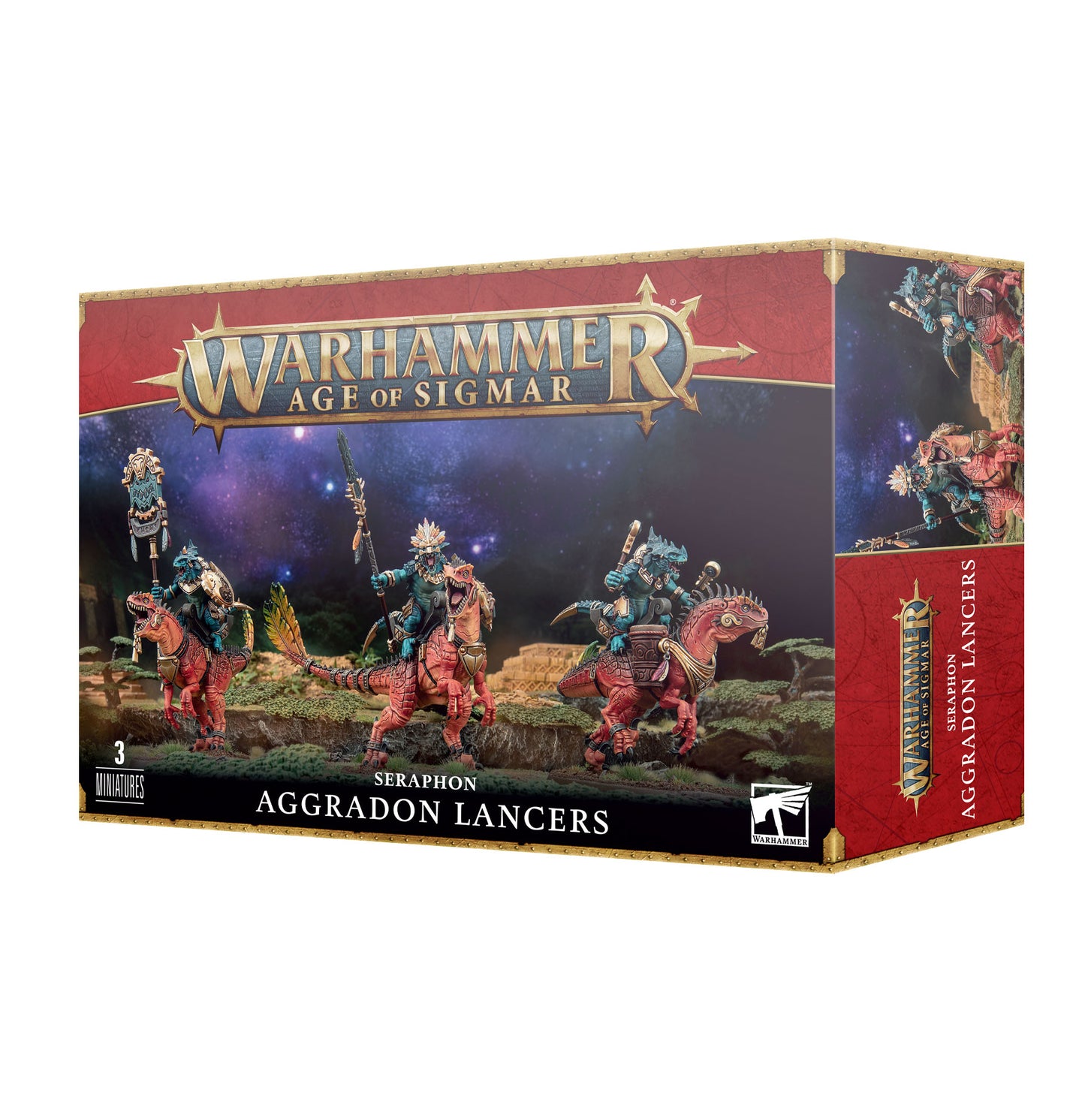 AOS Seraphon - Aggradon Lancers